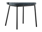 'Lysvia' Chair, Dark Grey Fabric, dimensions H76 x W52 x D54 cm, ideal for your kitchen or dining room, RWZM45342