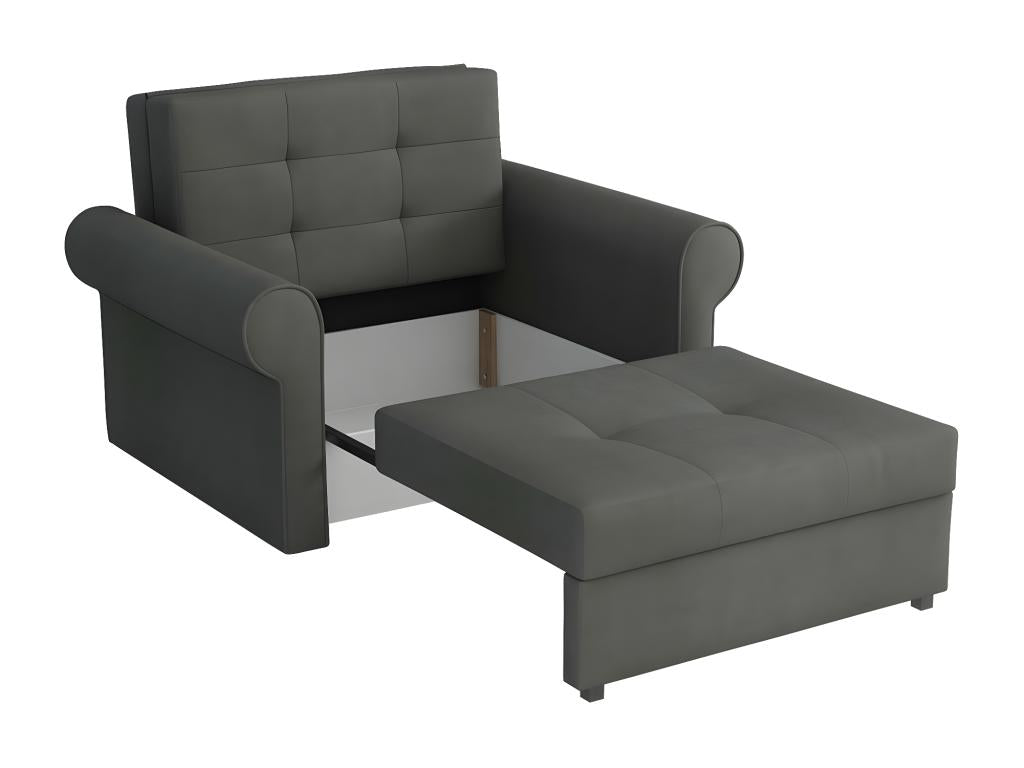 Lysvia 127 Armchair, Light Brown, 85x116x98cm, Upholstery, Metal Legs, JDFK01504