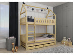 Cabin bed HB014 80x190 cm Beige XIQM82738