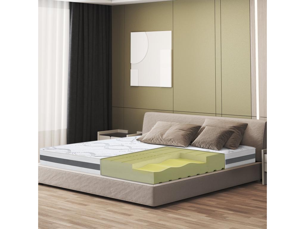 Single Mattress 80x205 with Memory Foam - Premium Quality - Height 20 cm - Made in Italy ILKX73186