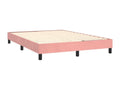 Lysvia bed base with Rose 140x190 Velvet mattress OPEE71238