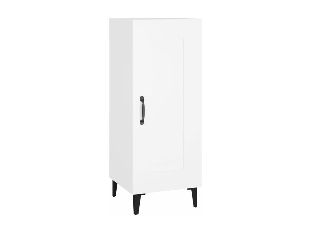 White sideboard 34.5x34x90 cm engineered wood LOEA06514