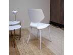 Elariva Home - Set of 4 Chairs in Matte White Polypropylene OEPH50952