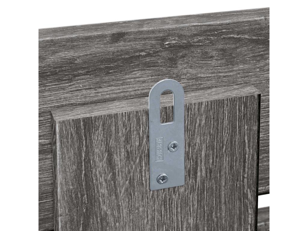 Elariva Recycled MDF Double Pallet Style Horizontal Headboard 160x46cm for 160cm Beds - Ash Wood XMJI99216