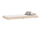 Bed frame without mattress 90x200 cm solid pine wood VNEQ35651
