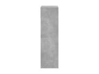 Concrete grey shoe cabinet 60x34x116 engineered wood EYNB12431