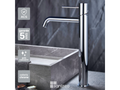 Anti-limescale basin mixer tap with high spout BDM039-3 YUUQ18845