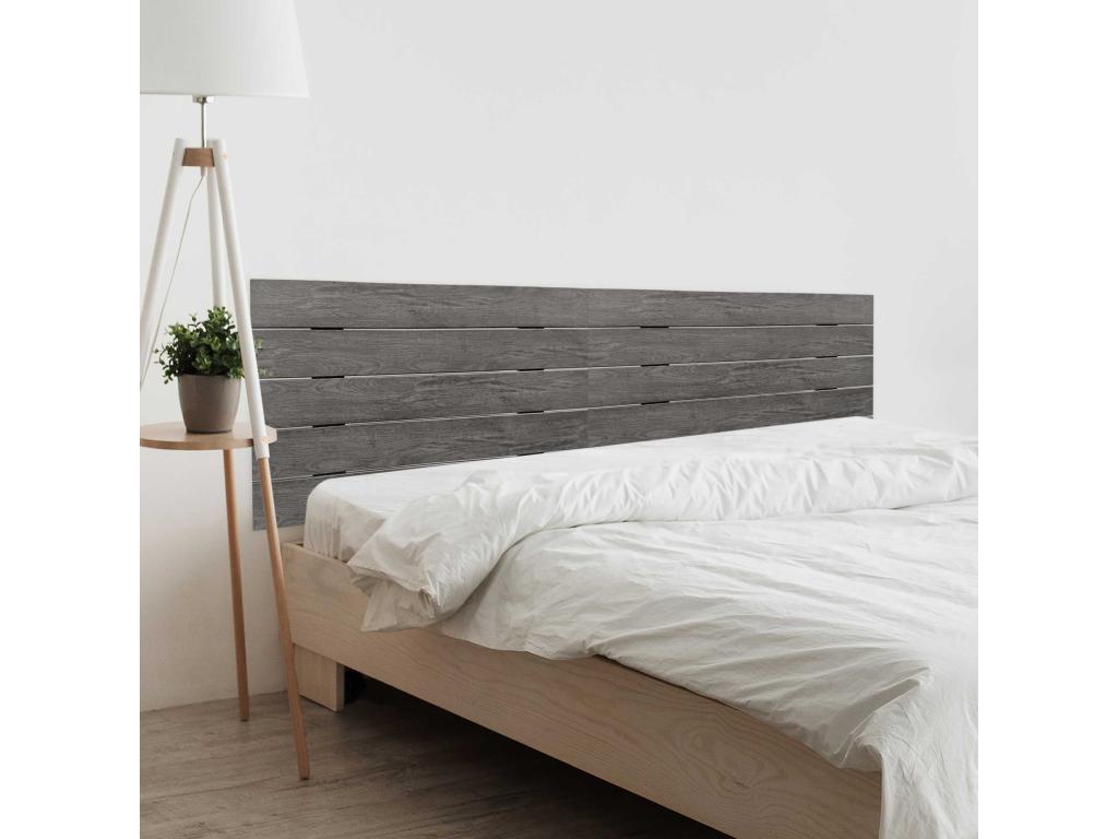Elariva Recycled MDF Double Pallet Style Horizontal Headboard 160x46cm for 160cm Beds - Ash Wood XMJI99216