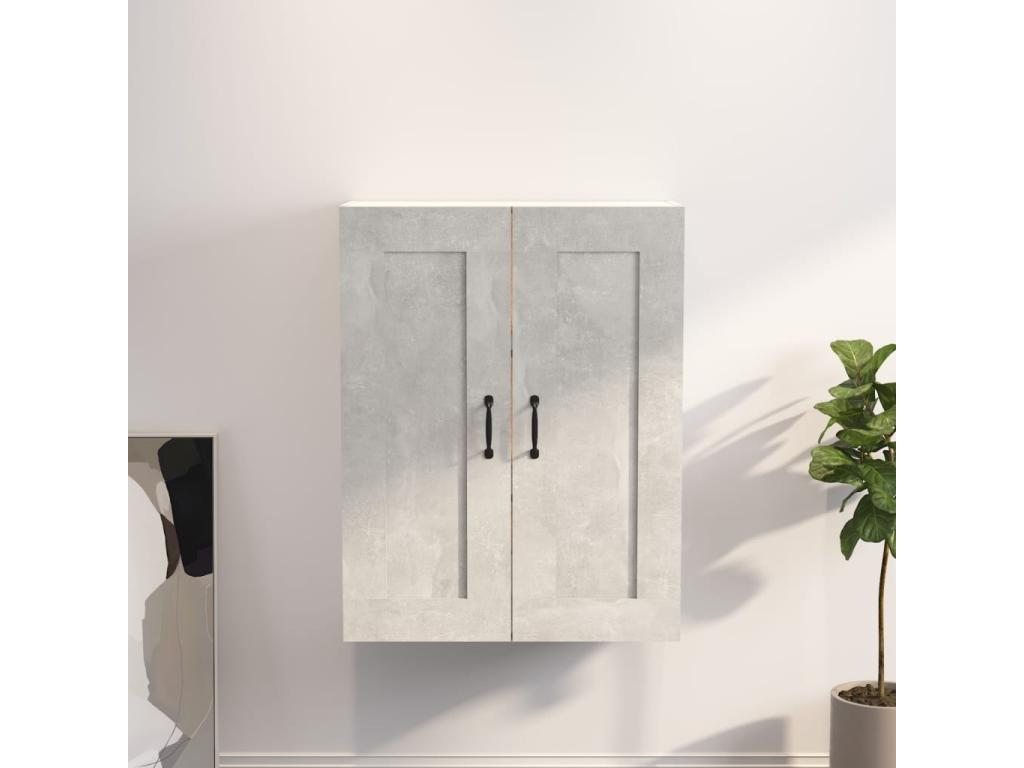 Wall-mounted cabinet, concrete grey, 69.5x32.5x90 cm, DLNH01468