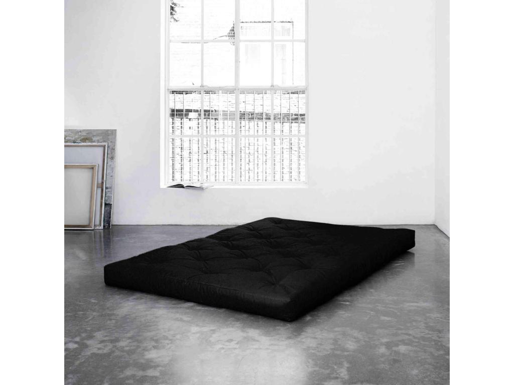 Black mattress 15 cm thick 160x200 XOCC97357