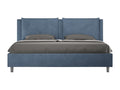 Lysvia WPZC69300 Blue Microfiber Upholstered Bed (180x200 cm)