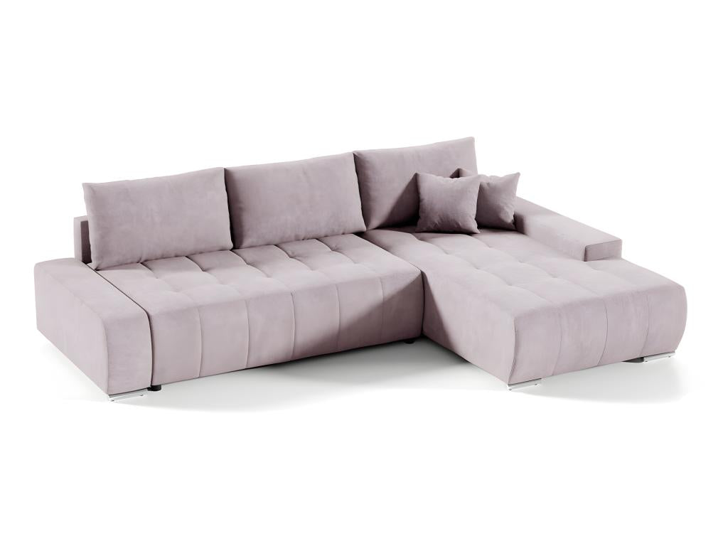Lysvia Rose TXPW30263 4-seater right-hand corner sofa bed with storage