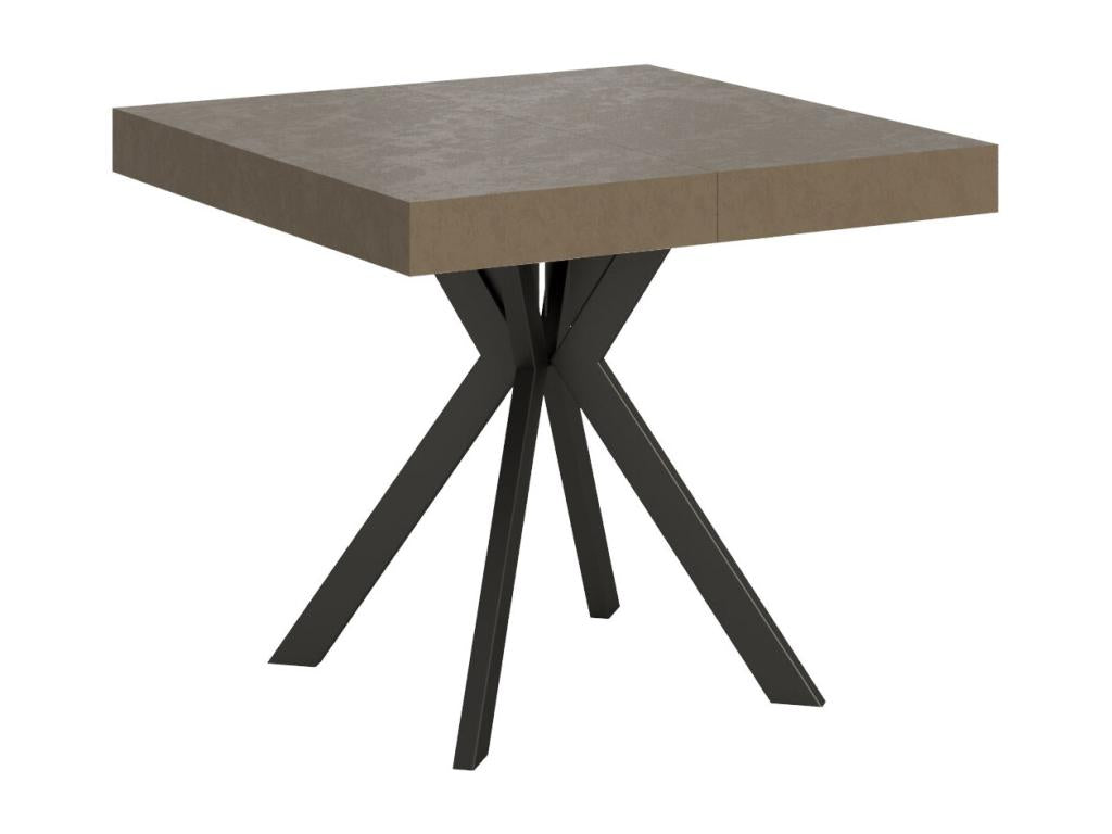 Lysvia Extendable Table 90x90/194 cm, Anthracite Legs, HMYC53059