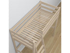 Oak loft bed N03 Whitewashed Oak 100x200 JWIW38158