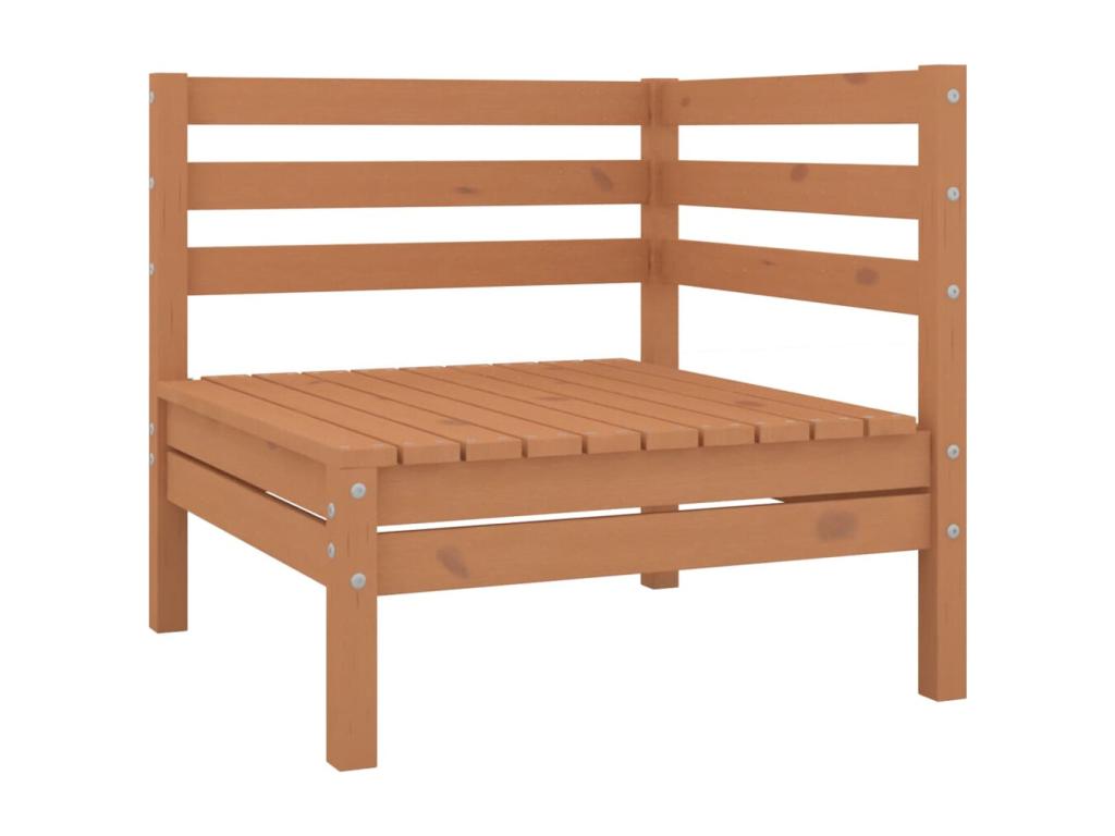 5-piece garden furniture set, solid pine wood, honey brown, 10 VIBG09694