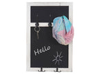 Elariva-C51 wall-mounted coat rack with white chalkboard Elariva URRY66849