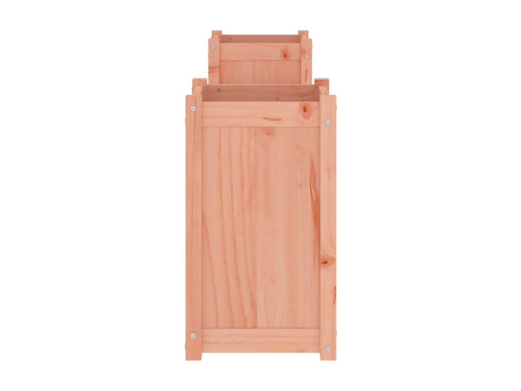 Bench with planters 180x36x63 solid wood by Lysvia BEDJ19884