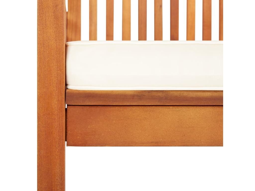 Garden chairs with cushions, 4 pieces, solid Elariva wood, VBKA56926