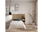 Headboard 133x107x3 cm, Bed 80x90x110 cm, Wall Panels, Oak LGNV49205