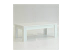 High-gloss white lacquered coffee table - Lysvia RDPD92333
