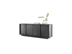 4-Door Buffet in Black Marble - Elariva KAIE09119