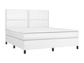 Dormeva bed base with mattress and LED lighting, white, 160x200 cm, RWXP07587
