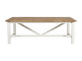 White Wooden Rectangular Table - Rivages Lysvia MDWJ91416