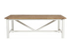 White Wooden Rectangular Table - Rivages Lysvia MDWJ91416