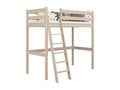 Oak loft bed N03 Whitewashed Oak 100x200 JWIW38158