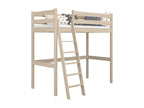Oak loft bed N03 Whitewashed Oak 100x200 JWIW38158