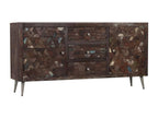 Solid reclaimed wood sideboard 160x40x80 cm VGEC16738