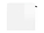 Wall cabinet, glossy white, 60x36.5x35 cm, engineered wood, JVOR97304