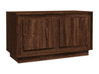 Brown oak TV stand 80x35x45 cm engineered wood KITH87672