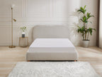 Storage bed 160x200 cm - Fabric - Beige - Elariva UEOW59416