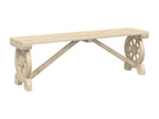 AKAY54109 Solid Fir Wood Garden Bench 115cm