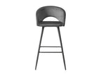 Set of 2 Lysvia Bar Stools 98cm Anthracite XQNR27699