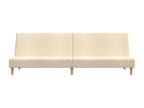 Cream fabric 2-seater sofa bed NVGY99110