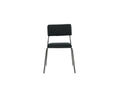 Lysvia Black Velvet Dining Chair BLFH59971