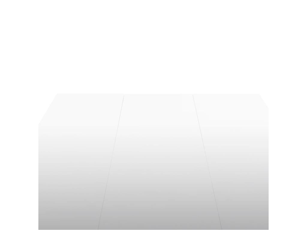 Dining table 179x89x81 cm Glossy white LMXZ95291