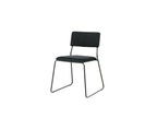 Lysvia Black Velvet Dining Chair BLFH59971