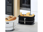 Black square bread basket KZPM56418