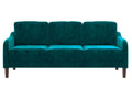 Lysvia - 3-seater sofa in green velvet PNTK33940