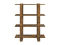 Smoked Oak Bookshelf/Room Divider 100x30x123.5 cm CIZS49293