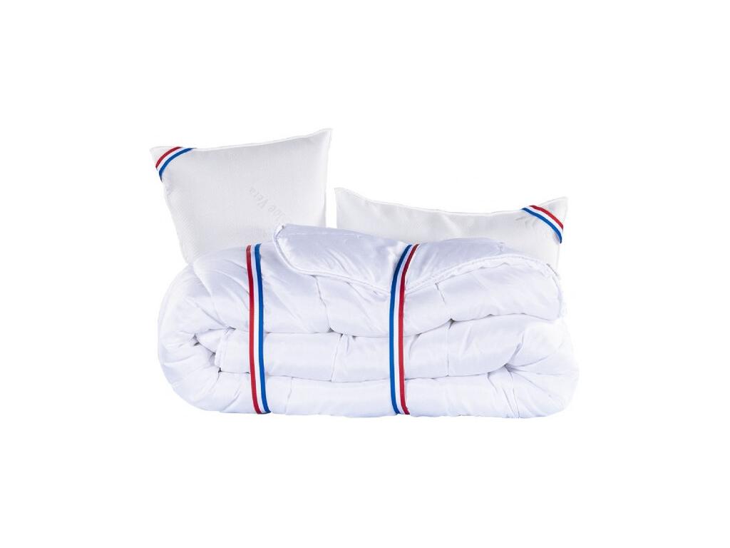 Mattress set: 24cm firm, summer/winter side; 13cm bed base; duvet; pillow 140x190cm GEHS81688