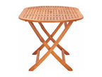 Folding garden table 160x85x74 cm Solid eucalyptus wood AWYE05194