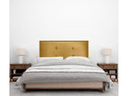 Elariva Faux Leather Headboard with 2 Button Closures 90x105cm with Legs for 80/90cm Beds - Gold QYKO93916