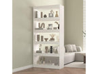 White Bookshelf/Room Divider 80x30x167.4cm Solid Pine XOOG27866