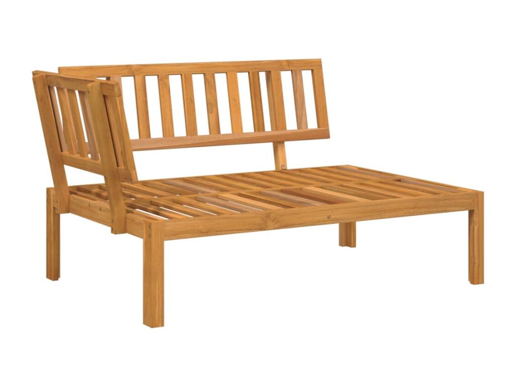 Garden pallet lounge set with 3 cushions, solid Elariva wood SDAG96775
