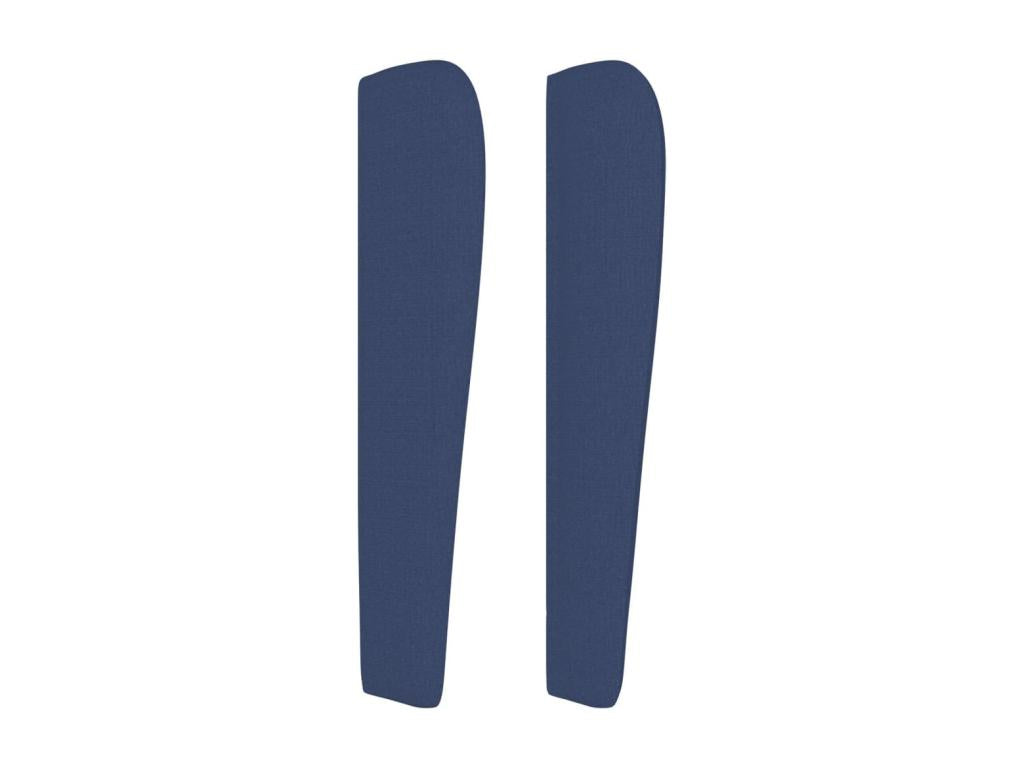 Headboard with wings, blue, 203x23x118/128 cm, fabric OVMO55273