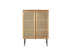 Cabinet in solid Lysvia wood and caning GASV14739
